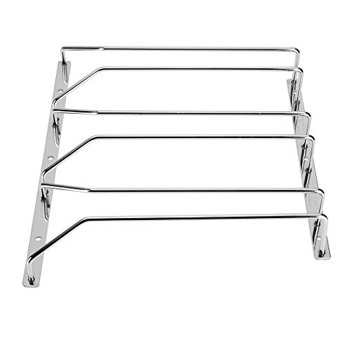 Dianoo Weinglasregal zum Aufhängen unter dem Schrank, Drahtständer mit Schrauben, verchromt, 27 cm, 3 Reihen Dianoo Weinglasregal zum Aufhängen unter dem Schrank, Drahtständer mit Schrauben, verchromt, 27 cm, 3 Reihen von Dianoo