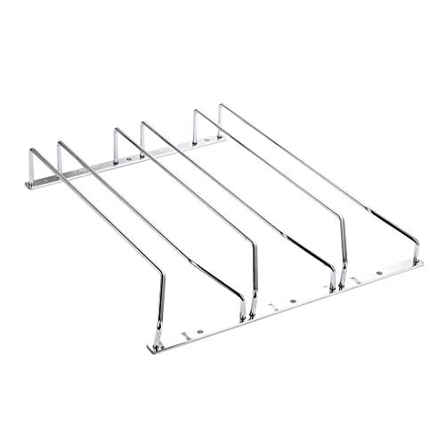 Dianoo Weinglasständer Unter Dem Schrank Stielhalter Weinglashalter Mit Schrauben Verchromt 35cm 3 Reihen von Dianoo