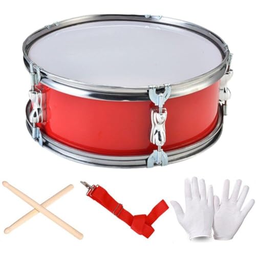 Dianzan 13-Zoll-snaredrum-Set Verstellbarem Riemen, Percussion-marschtrommel Trommelstöcken, Party-Performance-Trommel Zum Lernen von Dianzan