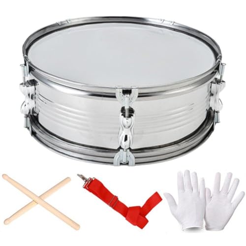Dianzan 13-Zoll-snaredrum-Set Verstellbarem Riemen, Percussion-marschtrommel Trommelstöcken, Party-Performance-Trommel Zum Lernen von Dianzan