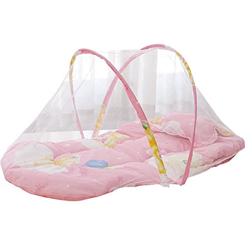 Dianzan Babybett Moskitonetz Baumwollpolster Tragbares Bett Faltbares Baby -kinderbettnetz Für Sommerreisen Netting Kinder Bettwäsche von Dianzan