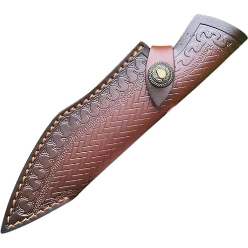 Dianzan Messerscheide, Kantenschutz, Leder Messerholster Gürtelmesseretui Messerklingenabdeckung Gürtelmesserhalter Tasche Für Jagd, Freizeit Und Küche Dianzan Messerscheide, Kantenschutz, Leder Messerholster Gürtelmesseretui Messerklingenabdeckung Gürtelmesserhalter Tasche Für Jagd, Freizeit Und Küche von Dianzan