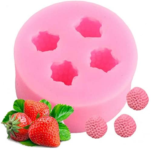 Fruit Strawberry Silikonform Fondant Schokolade Gelee Candy Harz Form Kuchen Dekorieren Werkzeug Wachs Schmelzen Formen von Dianzan