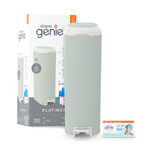 Diaper Genie Platinum Windeleimer Green von Diaper Genie