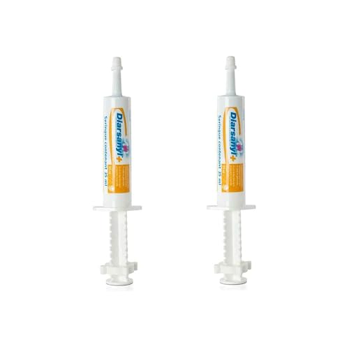 Diarsanyl Plus | Doppelpack | 2 x 24 ml Injektor | Paste zum Eingeben in das Maul | Kann zur Linderung akuter Resorptionsstörungen des Darms bei Katzen und Hunden beitragen von Ceva