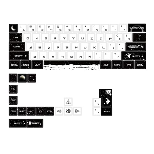 Diarypiece 81-Tasten Tastenkappen Thema Für 61/64/68 ANSI / 60% Layout MX Schalter. Mechanische Tastatur Leertaste 6 25u. 81 Tasten Tastenkappen Thema Für 61/64/68 ANSI / 60% Layout MX Schalter von Diarypiece