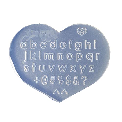 Diarypiece Mini Buchstaben Zahlen 3D Nail Art UV Kristall Epoxy Silikon Form von Diarypiece
