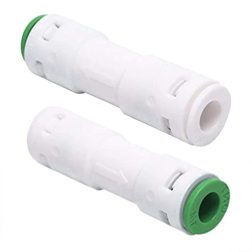 Diarypiece Steuerventil 2x 1/10.2 cm One Way Push Fit Gerade Quick Connect RO Rückschlagventile Umkehrosmose für Reinwasser Verwendung Armaturen Ro 1/4 von Diarypiece