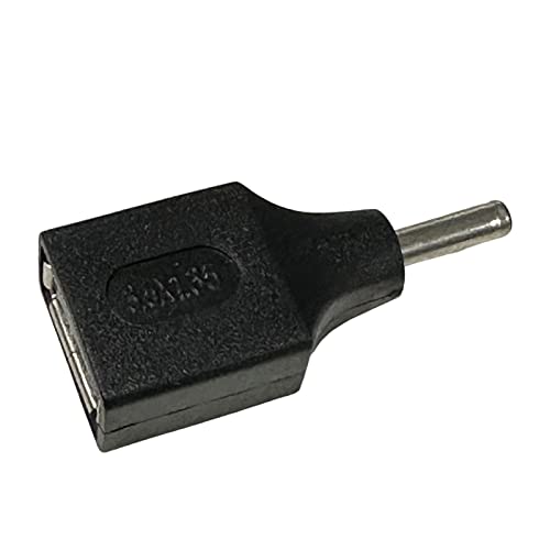 Diarypiece USB-auf-DC-Adapter, USB-Buchse auf 2,5/3,0/3,5/4,0/4,8/5,5 mm Stecker, Ladekonverter für Laptop von Diarypiece