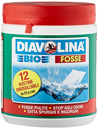Diavolina 3349720 Bio Fosse Entkalker, 12 Beutel, 25 g von Diavolina