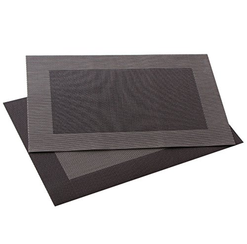 6 Stück im Set Tischset Platzset Platzmatte Tischmatte Platz Decke Platzdeckchen Tisch Set Matte PVC abwaschbar 955462 von Diawell