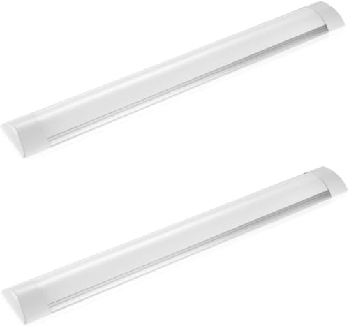 Dibaful 2 Stück 30W LED Feuchtraumleuchte Röhre Licht Kellerlampe Leuchtstofflampe 90cm Kaltweiß 6500K Leuchtröhre für Badzimmer Wohnzimmer von Dibaful