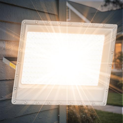 Dibaful 30W LED Strahler Außen Scheinwerfer | Außenstrahler 3000K Warmweiß IP66 Wasserdicht | LED Fluter für Garten Sportplatz von Dibaful