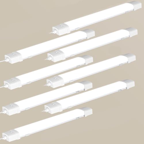 Dibaful 8 Stück LED Feuchtraumleuchte 115cm mit Bewegungsmelder | Leuchtstoffröhre 40W Röhre LED Werkstatt Deckenleuchte Lampe | 4500K Neutralweiß Leuchtstofflampe mit Stecker Dibaful 8 Stück LED Feuchtraumleuchte 115cm mit Bewegungsmelder | Leuchtstoffröhre 40W Röhre LED Werkstatt Deckenleuchte Lampe | 4500K Neutralweiß Leuchtstofflampe mit Stecker von Dibaful