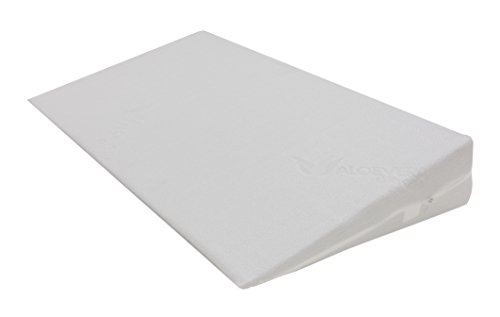 Dibapur Keilkissen mit Aloe Vera Bezug Matratzen Matratzenkeil Matratzenerhöhung Hochlagerungskeil fürs Bett (B 100 x T 50 x H 15 / 1cm) von Dibapur