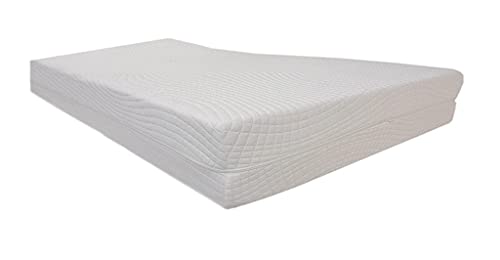 Dibapur® RH4 Kaltschaummatratze Überlänge (RG35) FEST bis ca. 150 Kg Doppeltuchbezug Gesamthöhe ca. 25 cm (120 x 220 cm) von Dibapur