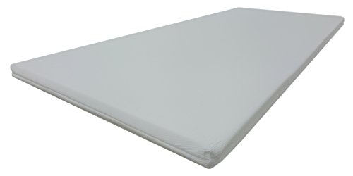 Dibapur® VISCO Topper 3D Air Fresh Bezug Viscoelastische Memory Matratzenauflage (3D AIR 200x190) x ca. 5 cm Kern mit Bezug ca. 5,2 cm - Made in Germany von Dibapur