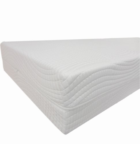 Dibapur ® 7 Zonen Kaltschaummatratze (120x210 (H3 fest)) x Kernhöhe 16cm mit Medicott Bezug ca. 18cm von Dibapur