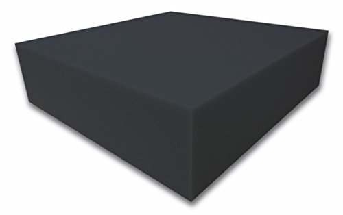 Dibapur ® Akustikpur glatt schwarz Raum Akustik Schaumstoff Dämmung Schallschutz (60x200x5cm) von Dibapur