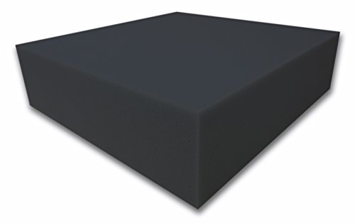 Dibapur ® Black FSE • Flamm hemmend • Raum • Akustik Schaumstoff • Dämmung • Schallschutz (50 x 50 x 2 cm) von Dibapur