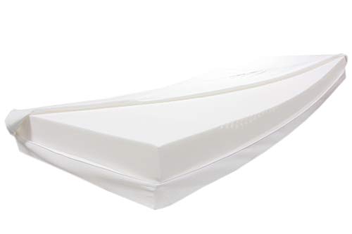 Dibapur 20 cm Höhe ca. Matratze Pro Dolce • 7 Zonen Orthopädische Kaltschaummatratze • (150 x 220 cm) • Härtegrad 3 Fest Aloe Vera glatt Bezug Waschbar 60 °C • Zum Einführungspreis • Öko-Tex von Dibapur