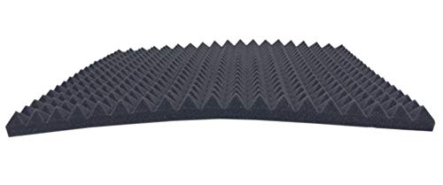 Pyramidenschaumstoff TYP 50x50x3 Akustikschaumstoff Schalldämmmatten zur effektiven Akustik Dämmung Pyramidenschaumstoff TYP 50x50x3 Akustikschaumstoff Schalldämmmatten zur effektiven Akustik Dämmung von Dibapur