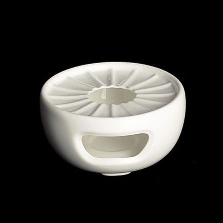 Dibbern Classic Stövchen aus Fine Bone China Porzellan in der Farbe Weiß mit einem Durchmesser 14,8cm, 0118000000 von Dibbern