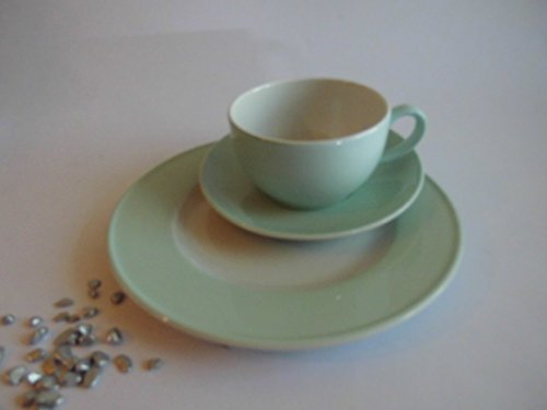 Dibbern SONDERAKTION - Originalware Solid Color - Kaffeetasse m.U. 0,25 + Teller 21 cm -mint - NEU von Dibbern