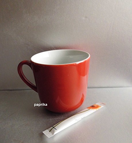 Dibbern SONDERAKTION Solid Color - Becher mit Henkel 0,32 l - paprika - NEU von Dibbern