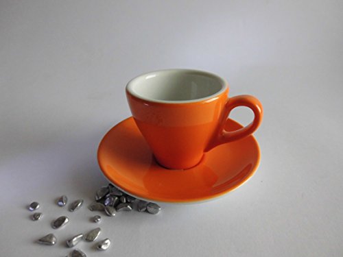 Dibbern Solid Color - Espresso Classico 0,09 l mit Untere - orange - NEU 1.Wahl von Dibbern