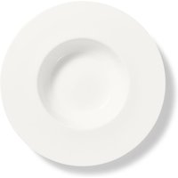 Dibbern Teller tief 26cm breiter Rand Bone China Pure von Dibbern