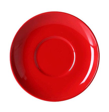 Kaffee-Untertasse 14 cm Solid Color Signalrot von Dibbern