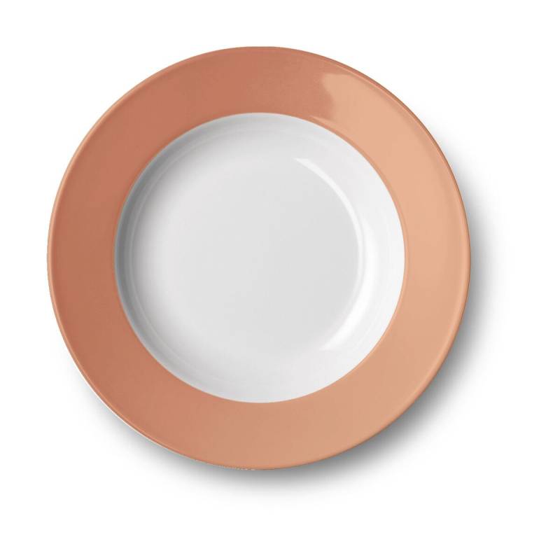 Teller tief 23 cm Fahne Solid Color blush von Dibbern