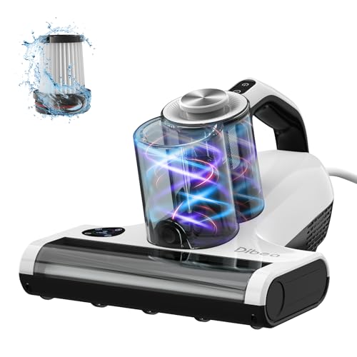 Dibea Matratzensauger mit UV-C Licht 245 mm und Vibration, 450 W 17 kPa, milbendicht, HEPA-Filter, entfernt 99,9 % der Allergene Dibea Matratzensauger mit UV-C Licht 245 mm und Vibration, 450 W 17 kPa, milbendicht, HEPA-Filter, entfernt 99,9 % der Allergene von Dibea