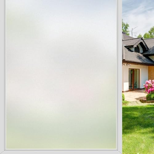 Diboniur Fensterfolie, 90 x 200 cm, Blickdicht, schützt vor UV-Strahlen, geeignet für Küche, Bad, Schlafzimmer, Büro von Diboniur