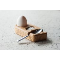Halter Für Ein Ei - Eierhalter Aus Holz Osterregal Holzständer Eichenholz 1 Ostereierablage von DibrovaStore