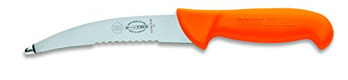 F. DICK Aufbrechmesser, ErgoGrip (Messer mit Klinge 15 cm, X55CrMo14 Stahl, nichtrostend, 56° HRC) 8214015-53, Orange, 28 x 4.2 x 2.33 cm von F. DICK