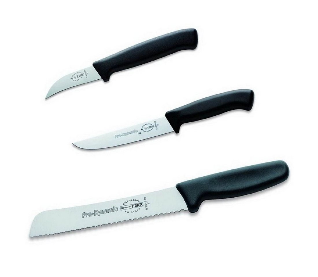 Dick Messer-Set Dick 8570007 Messer Set ProDynamic Schälmesser Brotmesser Küchenmesser von Dick