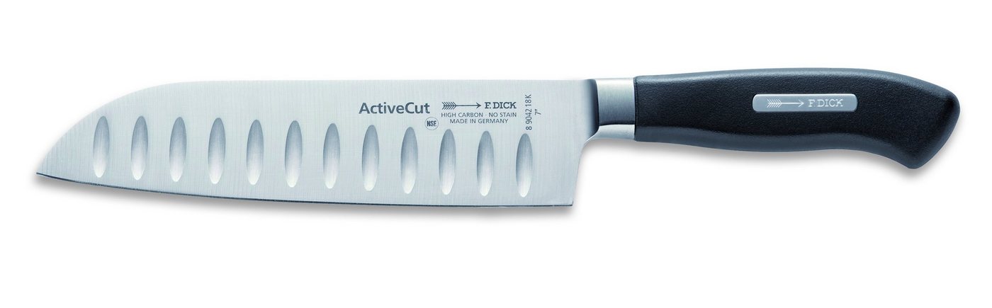 Dick Santokumesser Dick Santoku Messer ActiveCut mit Kullenschliff 18cm 8904218K von Dick