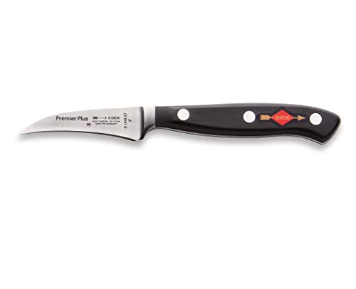 F. DICK Tourniermesser, Premier Plus (Messer mit Klinge 7 cm, X50CrMoV15 Stahl, nichtrostend, 56° HRC) 81446072, Schwarz, 17 cm von F.Dick