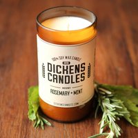 Bierflasche Kerze | Rosmarin Mint 100% Sojawachs Duftkerze Handgemachte & Recycelte Handarbeit Aus Illinois, Usa Bierflasche Kerze | Rosmarin Mint 100% Sojawachs Duftkerze Handgemachte & Recycelte Handarbeit Aus Illinois, Usa von DickensCandles