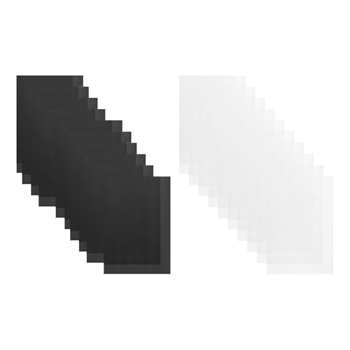 Dickly 20 x Augennetze für Therian-Masken, Netzblätter, atmungsaktive, bedruckbare Netze, PVC-Netze für Kostümbastelbedarf, Karneval Dickly 20 x Augennetze für Therian-Masken, Netzblätter, atmungsaktive, bedruckbare Netze, PVC-Netze für Kostümbastelbedarf, Karneval von Dickly