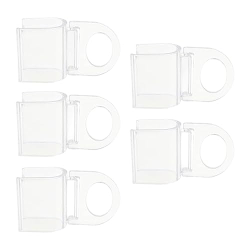 Dickly 5 Stück Hause Rollladen Clips Transparent U Geformt Roller Vorhang Griffe von Dickly