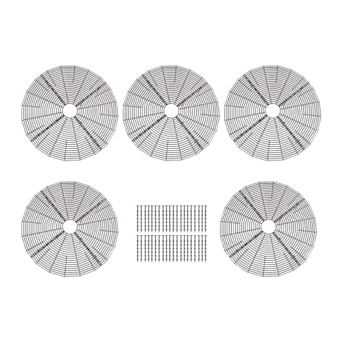 Dickly 5 stück Blumentopf Grid Abdeckung Protector Halten Katzen Hunde Aus von Topfpflanzen für Hause, 50cm von Dickly