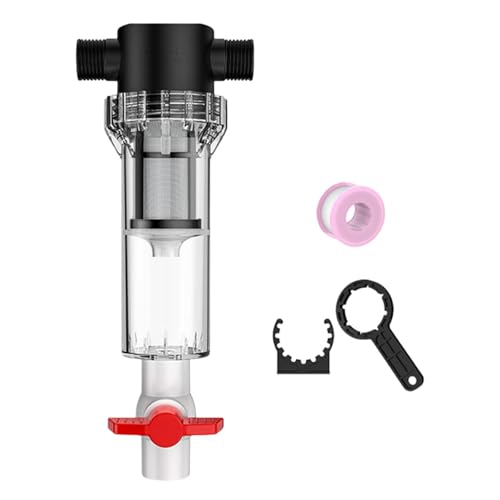 Dickly Aquarium Innenfilter Drainage Collector Wiederverwendbare Abfallfilterung Sedimentfilter, 100 Mesh Außengewinde von Dickly