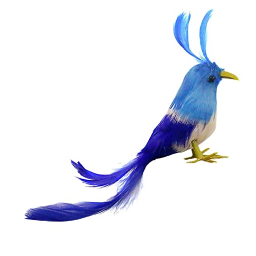 Dickly Dekofigur Als Gartendeko Vogelfigur Und Tierstatue Künstlicher Specht Gestaltet Aus Polyethylen Und Federn für Fotografie Und Schaufenster, blau Schwanz, 15x5x4cm Dickly Dekofigur Als Gartendeko Vogelfigur Und Tierstatue Künstlicher Specht Gestaltet Aus Polyethylen Und Federn für Fotografie Und Schaufenster, blau Schwanz, 15x5x4cm von Dickly