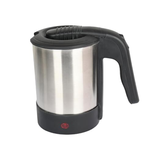 Dickly Elektrischer Reisewasserkocher fürs Auto, Heißwassertopf, schnelles Kochen, kompakter tragbarer Heizbecherwärmer für Kaffee, Tee, LKW, Roadtrips, 24v 250w von Dickly