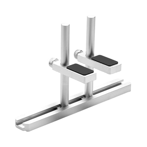 Dickly GPU-Stützhalterung Dual Brace, Grafikkarten-Halterung, Aluminium, GPU-Ständer, vertikales Zubehör, silbrig 8cm von Dickly