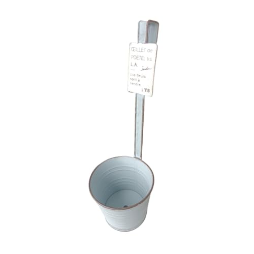 Dickly Hängender Blumentopf Metalleimer Pflanzenhalter Geländer Pflanzgefäß für Fensterbank Terrasse, Blau Dickly Hängender Blumentopf Metalleimer Pflanzenhalter Geländer Pflanzgefäß für Fensterbank Terrasse, Blau von Dickly