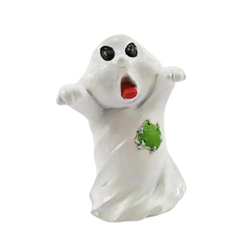 Dickly Halloween Dekorationsfigur, Miniatur, Gruselige Harz Skulpturen für Zuhause Und Auto, Überraschungsgesicht von Dickly